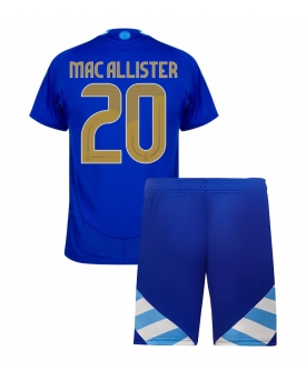 Argentina Alexis Mac Allister #20 Maglia Gara Trasferta Repliche Copa America 2024 Bambino